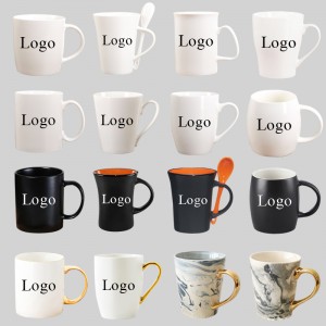 Elevata qualità Costom LOGO bianco ceramica Caffè Mug